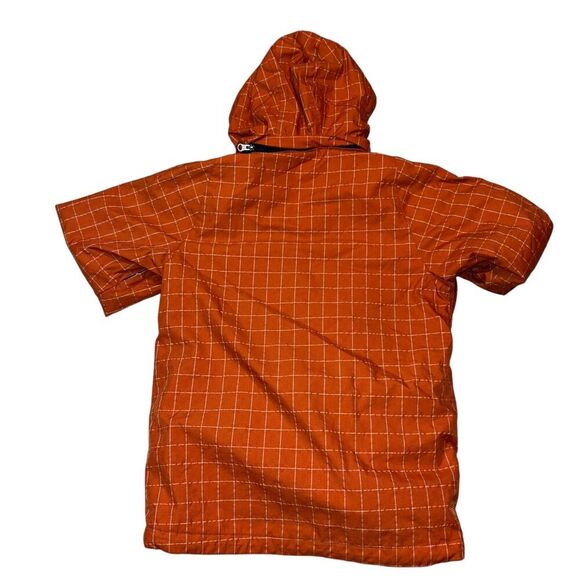Killtec Winter Ski Jacket Orange/Wite Plaid Full Zip Kids Size 12 Outerwear - Picture 3 of 12